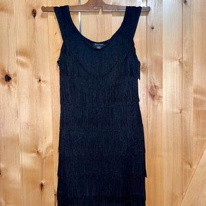 White House Black Market Fringe Cocktail Dress